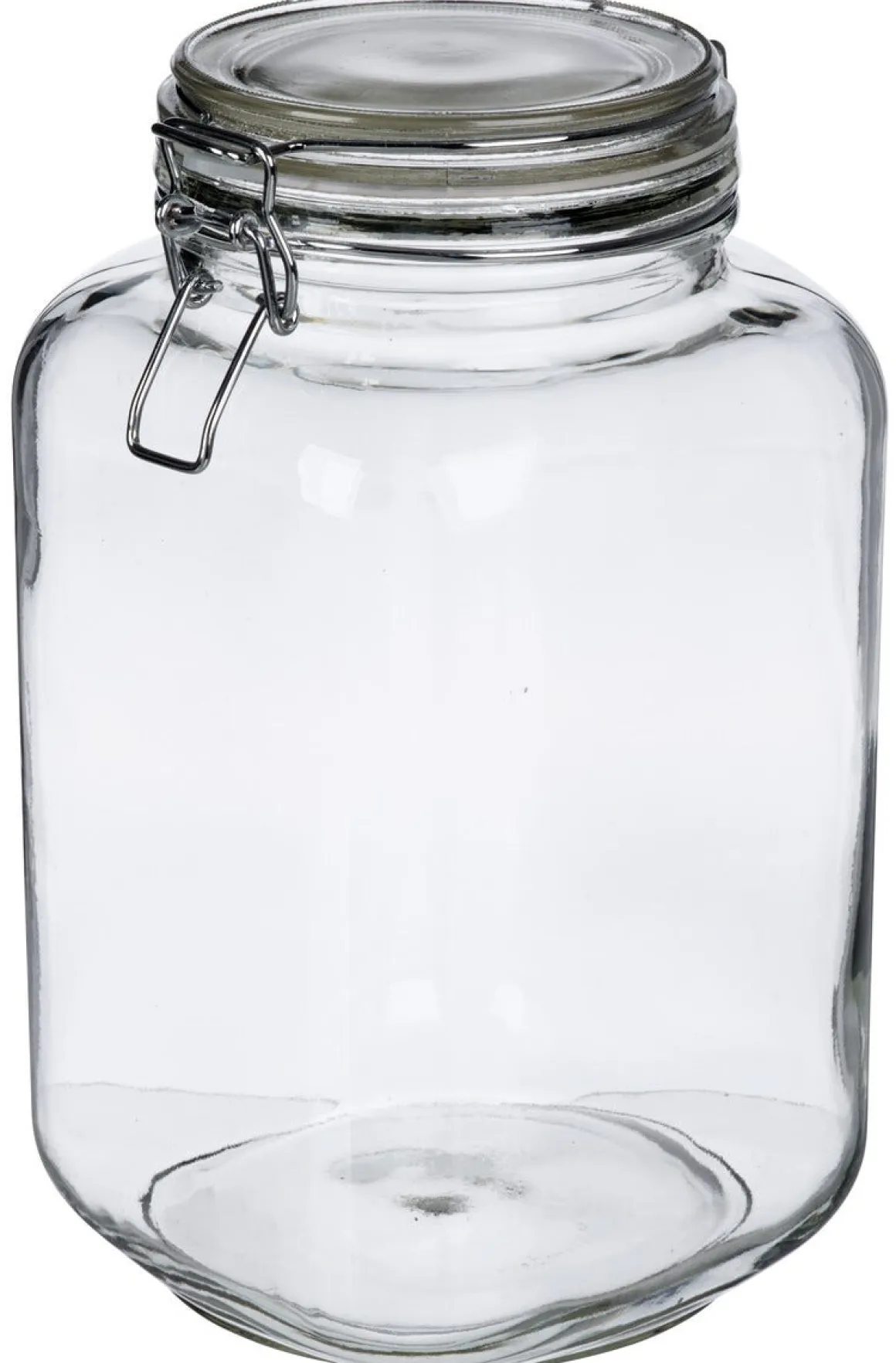 Glasburk med lock