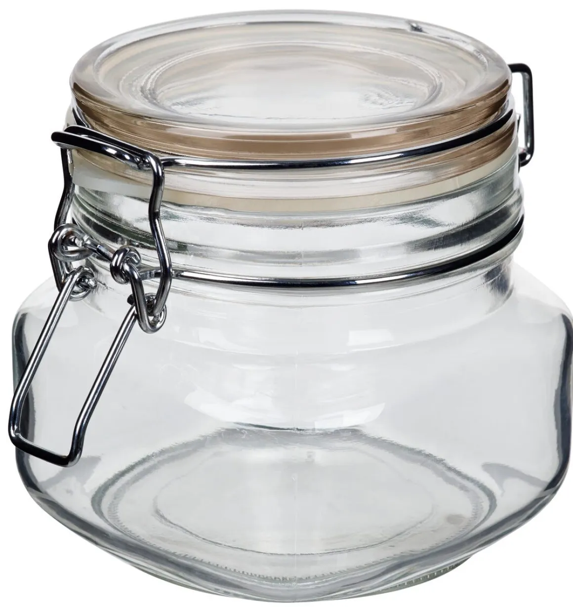 Glasburk med lock