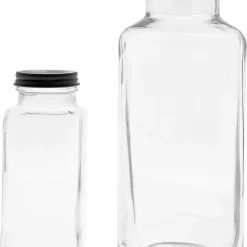 Glasflaska med skruvlock