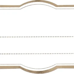 Guldetiketter på rulle, 50-pack