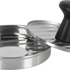 Hamburgerpress rostfritt stål, 12,5 cm