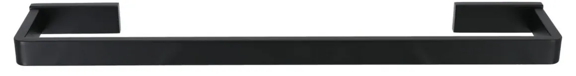Handdukshängare vägg 50 cm, svart