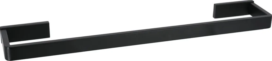 Handdukshängare vägg 50 cm, svart