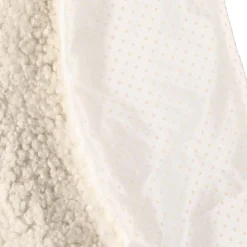Julgransmatta teddy beige 90 cm