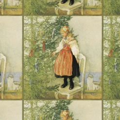 Julpapper 6 m x 70 cm, Carl Larsson