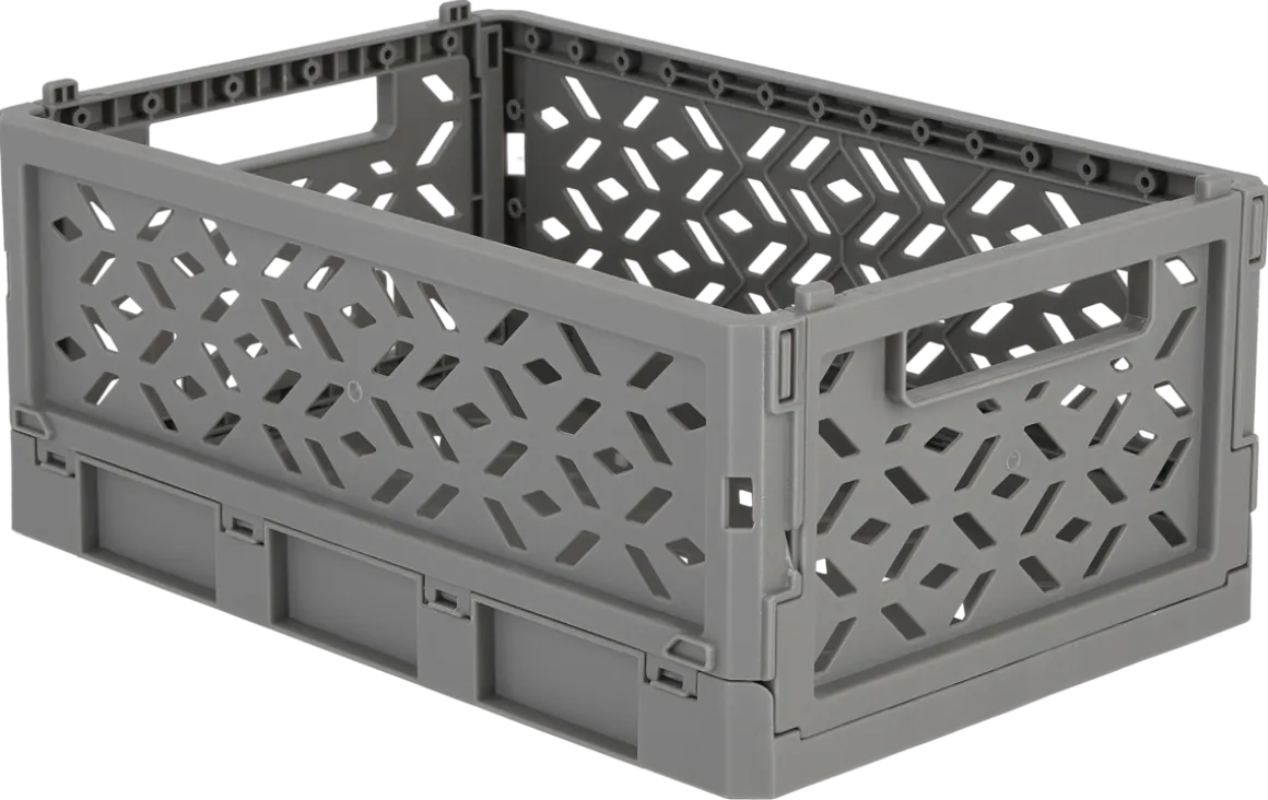 Klappbox av återvunnen plast, small 24 x 16 x 10 cm