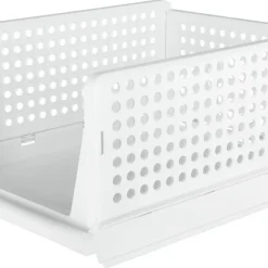 Klappbox med öppen front, vit
