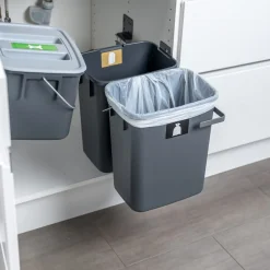 Källsortering utdragbar Nordiska Plast, 2 delar