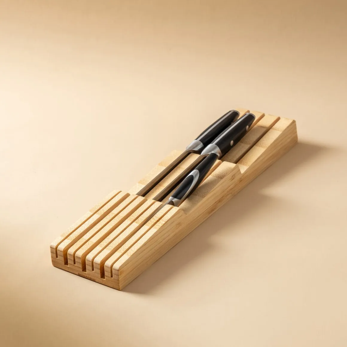 Knivförvaring låda, bambu, FSC