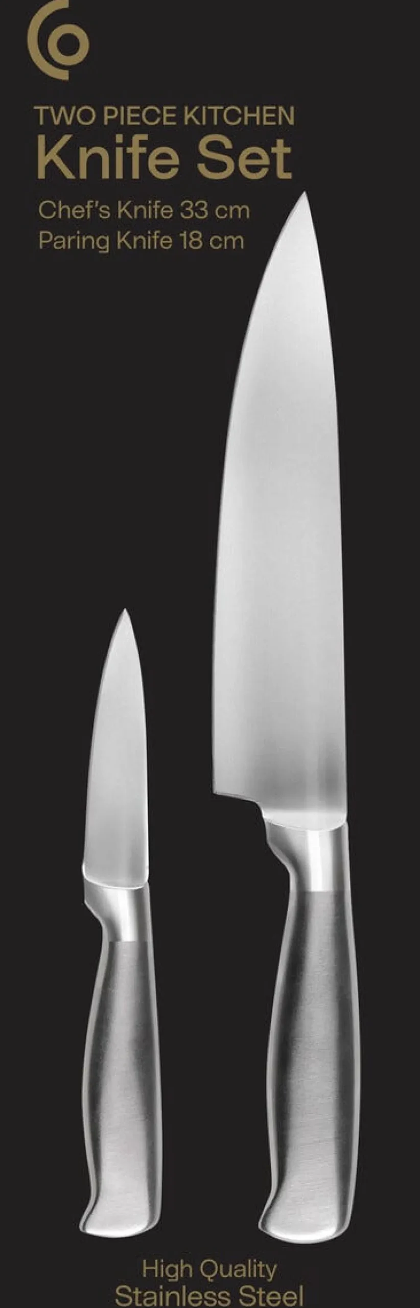 Knivset med kockkniv och skalkniv, tyskt stål, 2-pack.