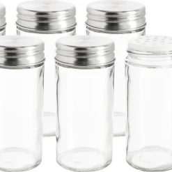 Kryddburkar glas, 6-pack