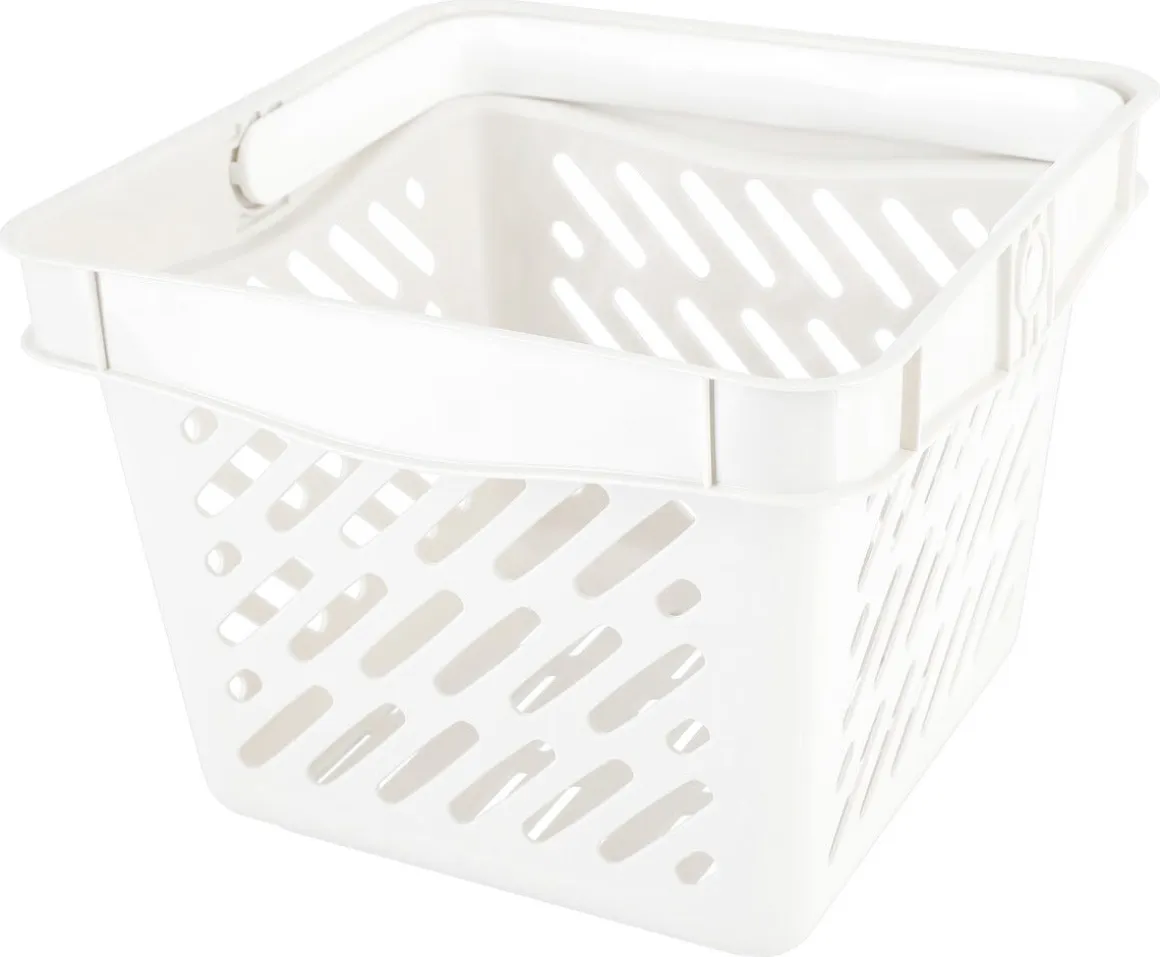Kundkorg plast mini, med handtag, 27 x 27 x 21 cm
