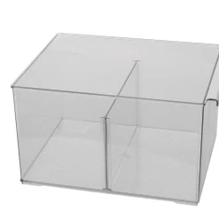Kylskåpsförvaring med avdelare, transparent