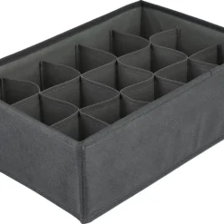 Lådinredning för småförvaring, 15 fack, 34 x 22 x 10 cm
