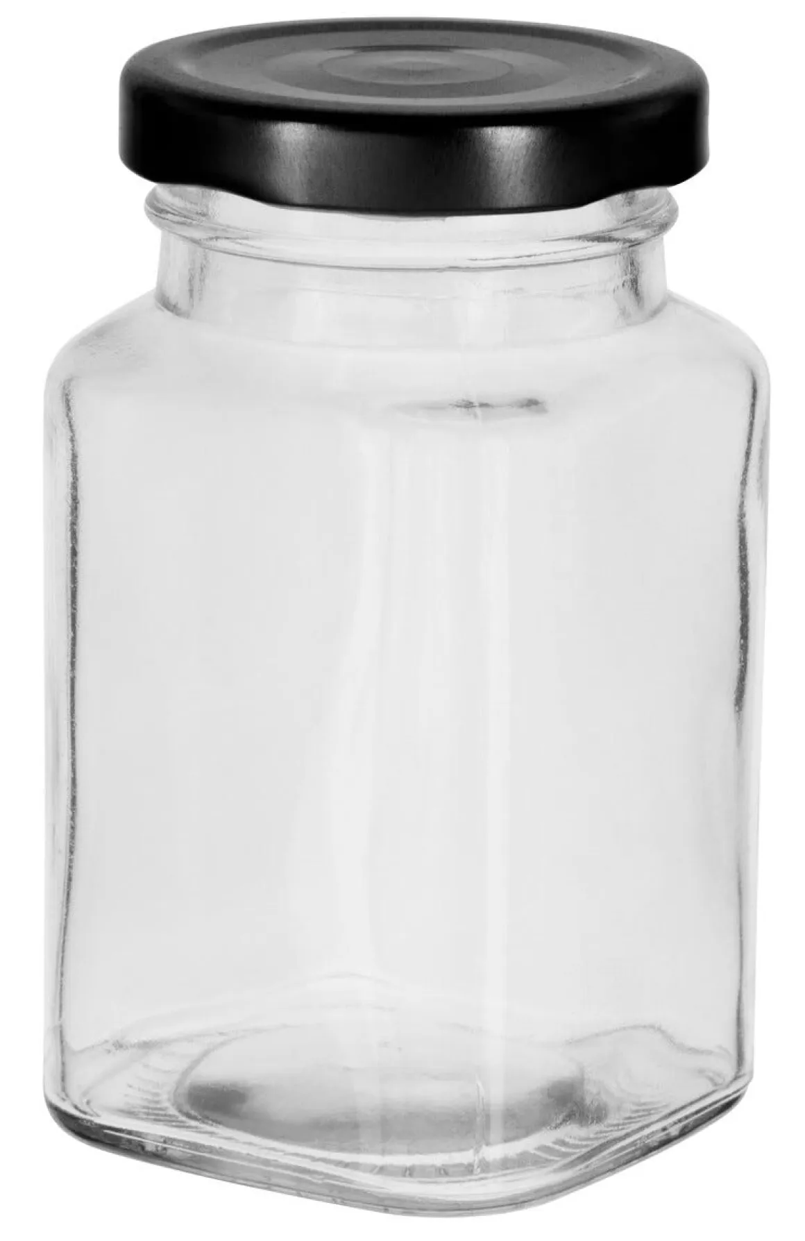 Liten glasburk med skruvlock 290 ml, 4-pack