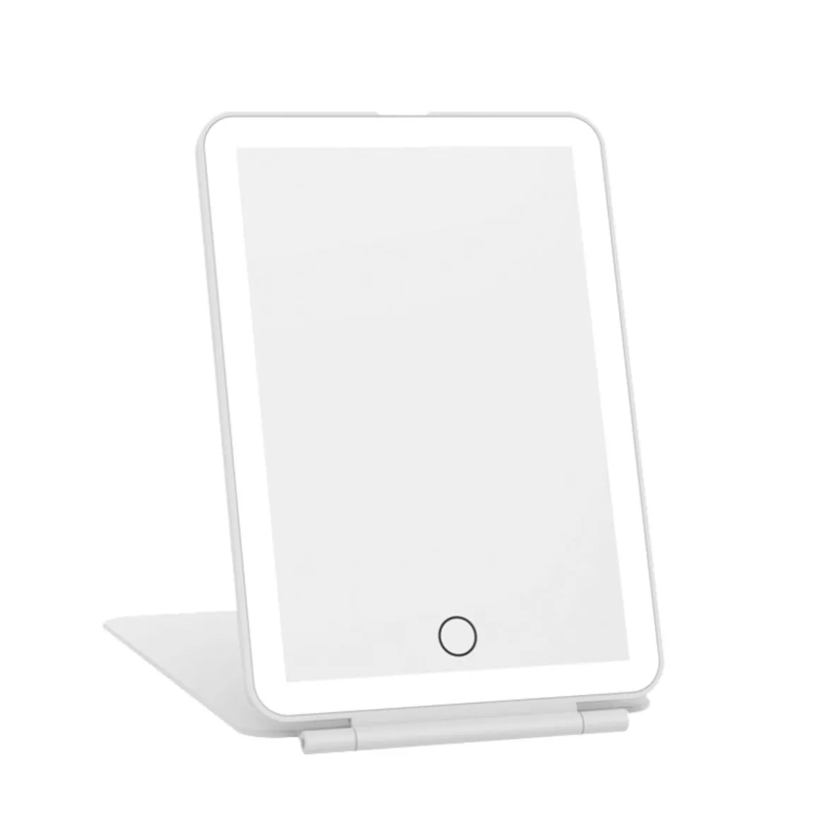 Liten sminkspegel med LED-belysning laddningsbar, 19 x 13 cm