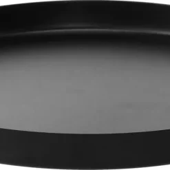 Ljusfat för blockljus, diameter 25 cm, svart