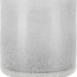 Ljuslykta i frostat glas, grå