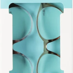 Läsglasögon med blåljusfilter, brun och lila, 2-pack