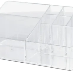 Makeup organizer 8 fack, sminkställ i klar plast