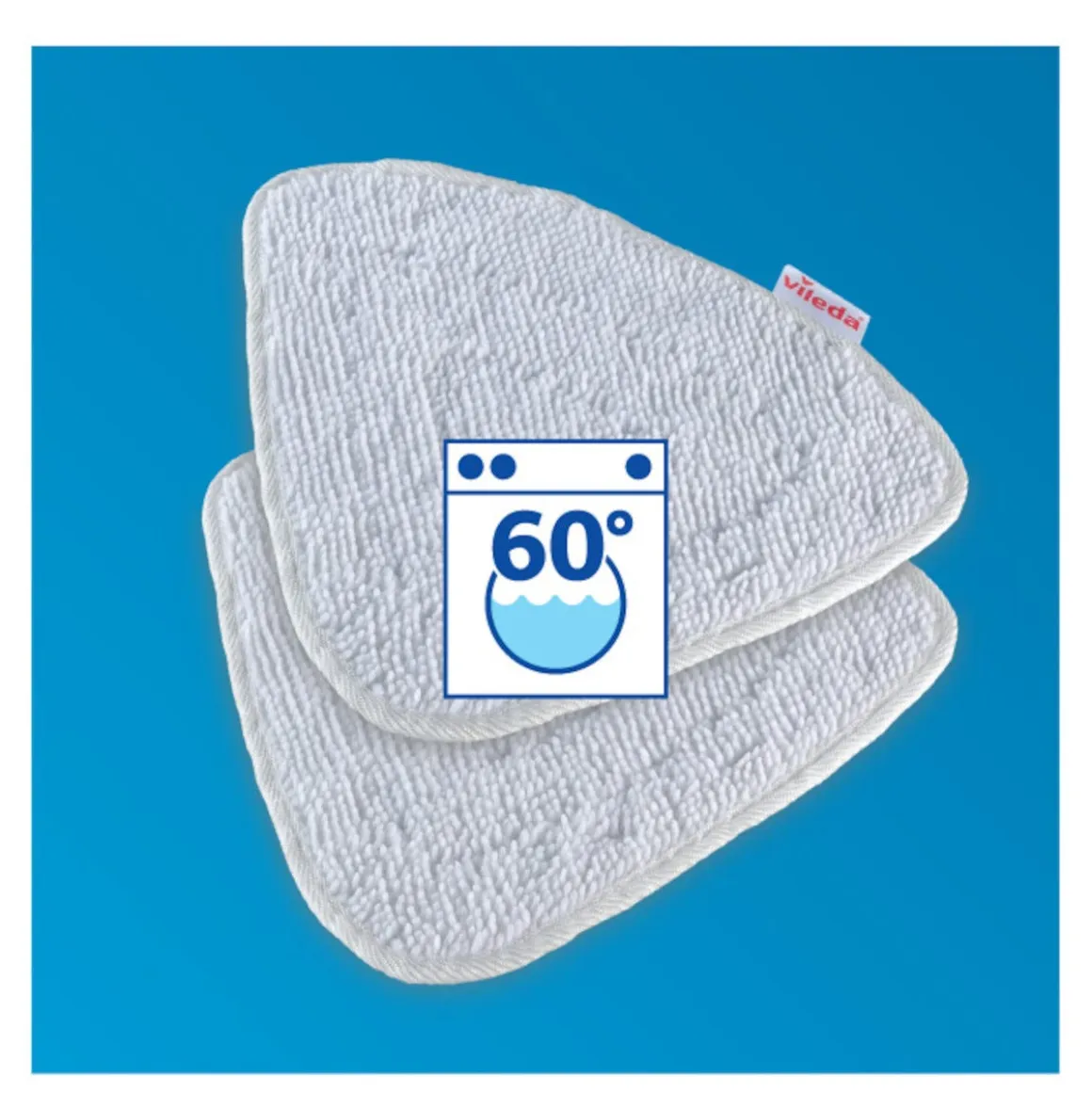 Mikrofiberdukar till Vileda Steam Plus ångmopp, 2-pack