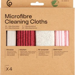 Mikrofiberduk 32 x 31 cm, 4-pack