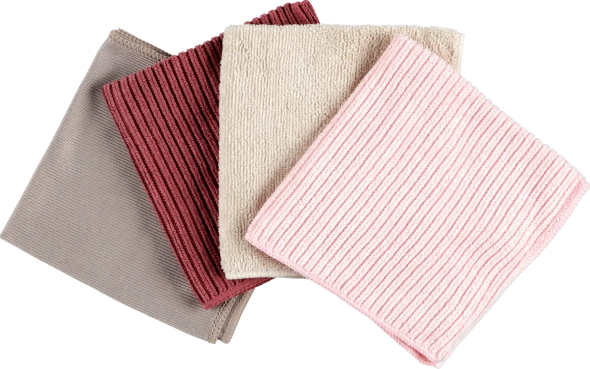 Mikrofiberduk 32 x 31 cm, 4-pack