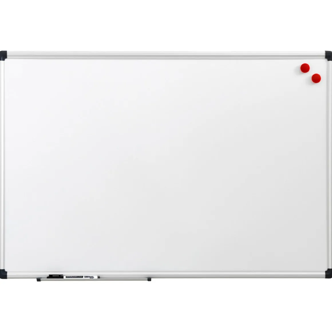 Naga magnetisk whiteboard med aluminiumram