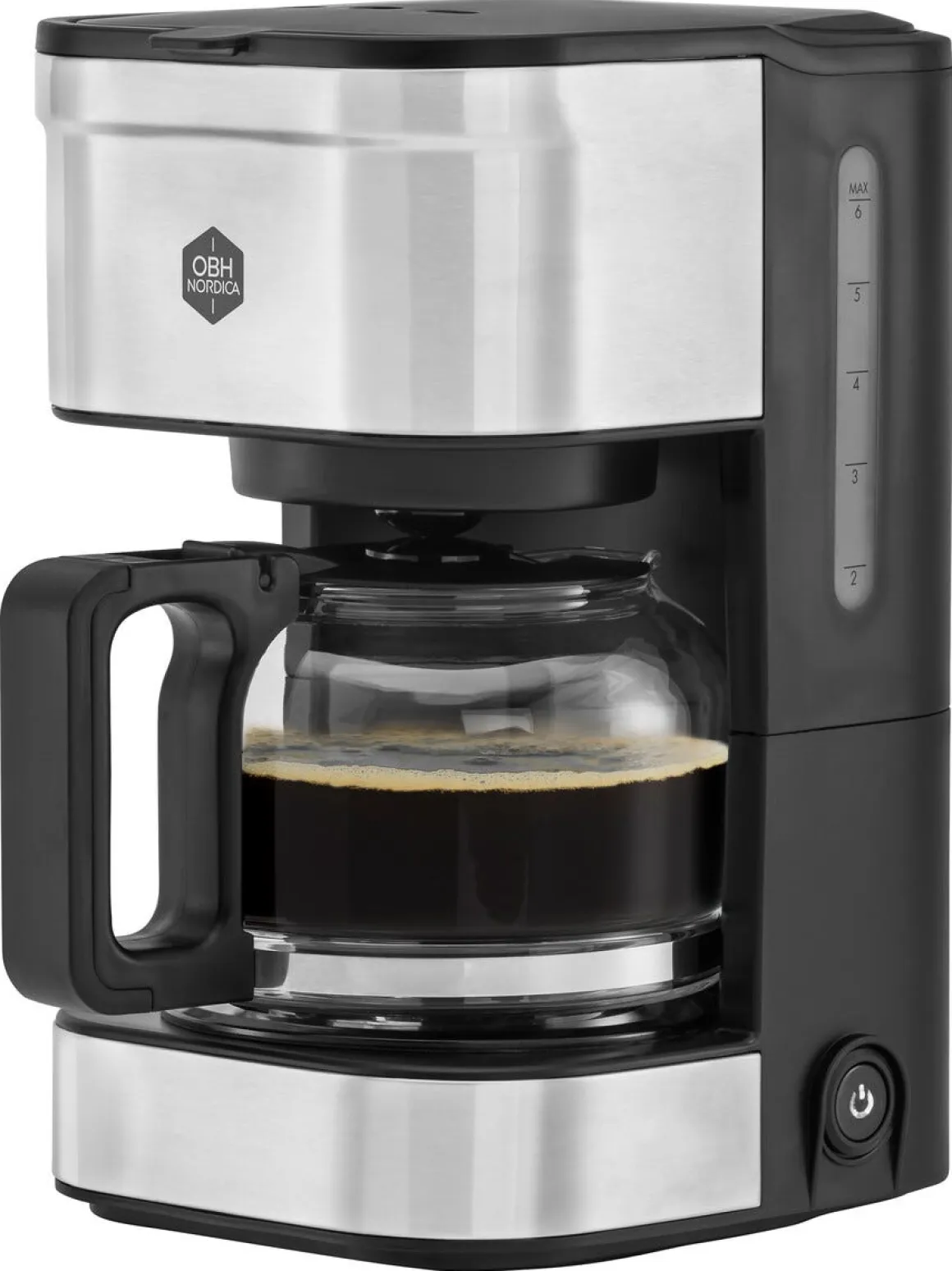 OBH Nordica Prio liten kaffebryggare, 2-6 koppar