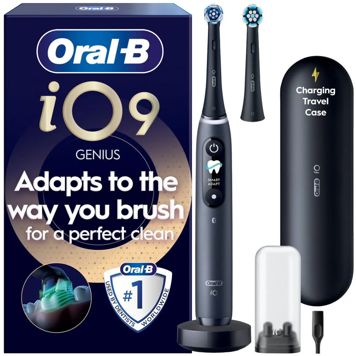 Oral-B iO9 eltandborste, 7 borstlägen