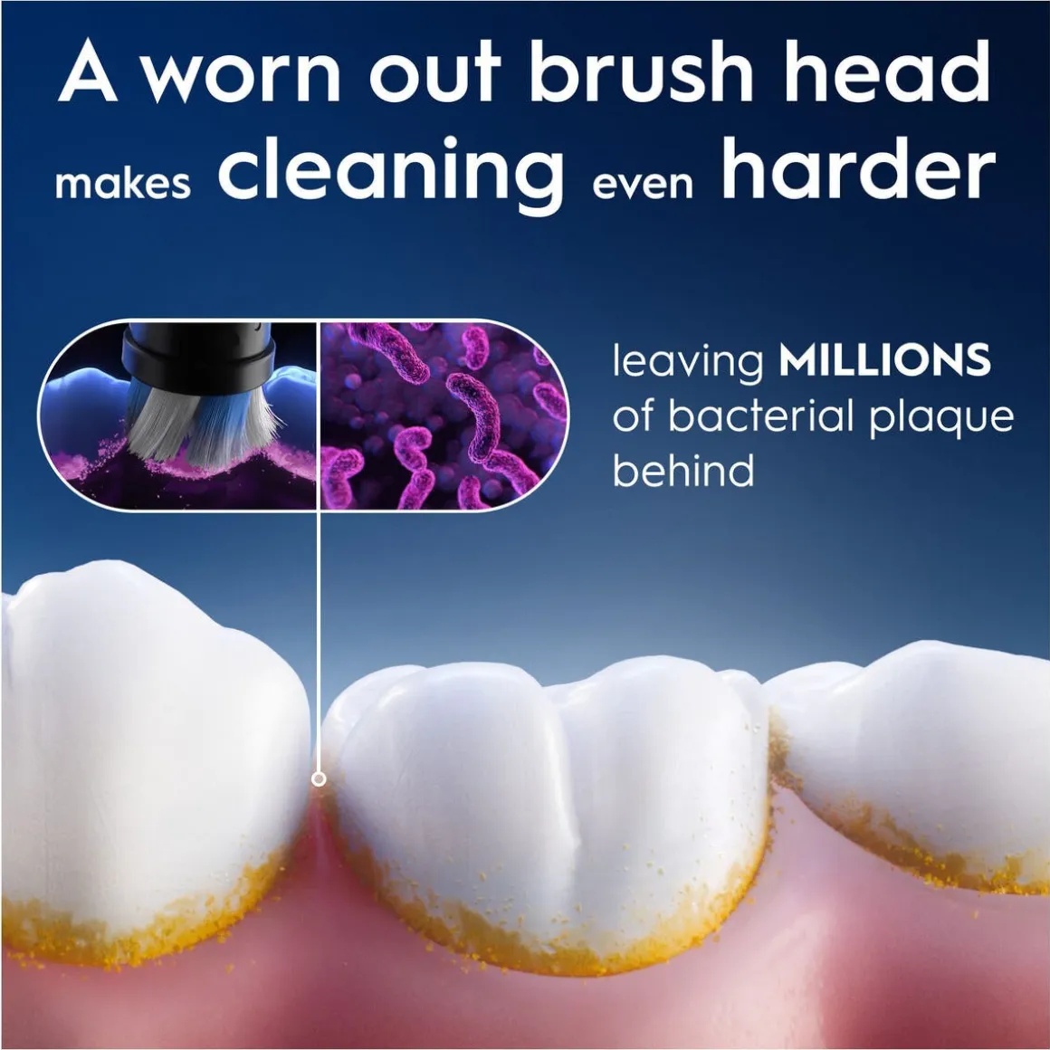 Oral-B iO Gentle Care borsthuvud, vit