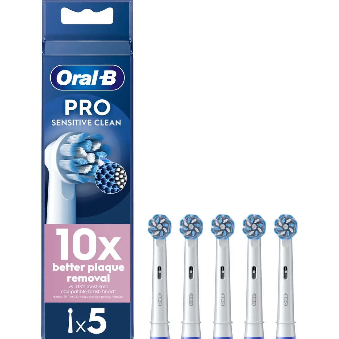 Oral-B Pro Sensitive Clean borsthuvud, vit