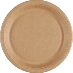 Papperstallrik oblekt 22 cm, 20-pack