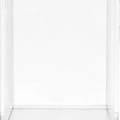 Pennställ för skrivbord, transparent plast
