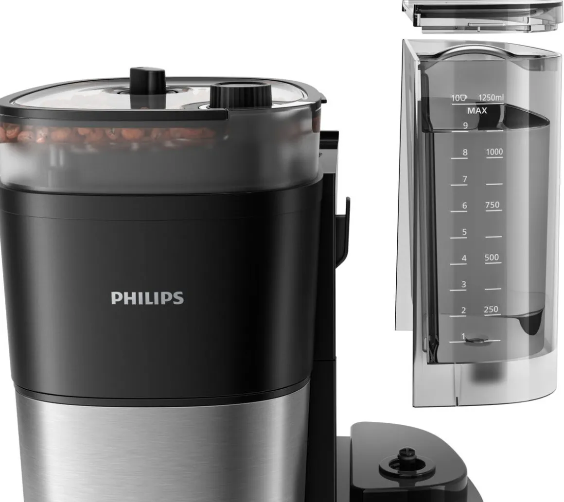 Philips Allt-i-1 kaffebryggare med kvarn 1,25 l, HD7888/01