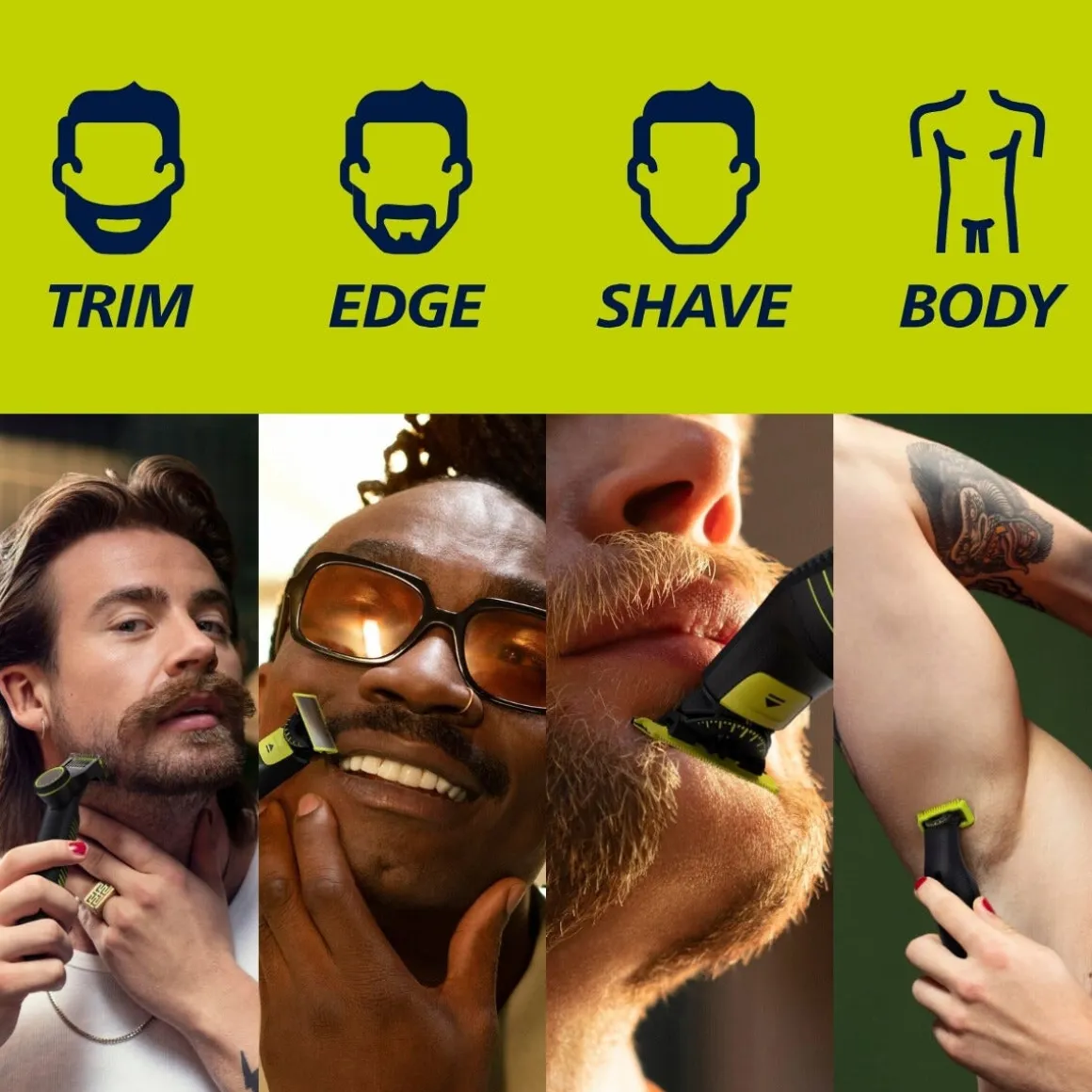 Philips OneBlade Pro 360 skäggtrimmer QP6507/23