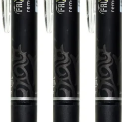 Pilot Frixion Clicker kulspetspenna svart, 3-pack