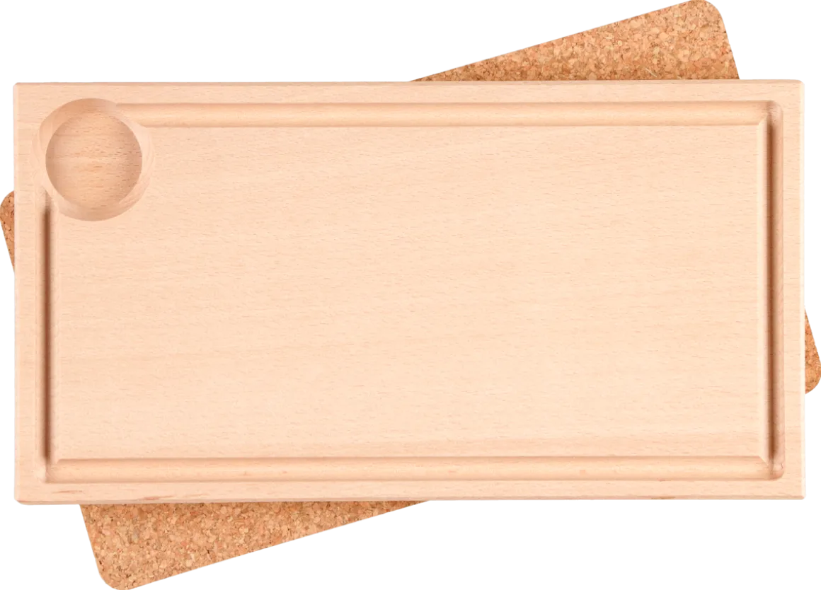 Planksteksbrädor med underlägg, 2-pack
