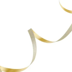 Presentband på rulle guld glitter 10 mm x 20 m