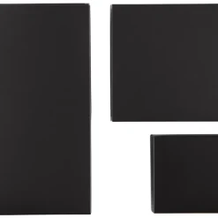 Presentförpackningar 3-pack, svart