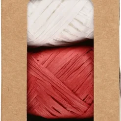 Presentsnöre raffia 5 meter, 3-pack