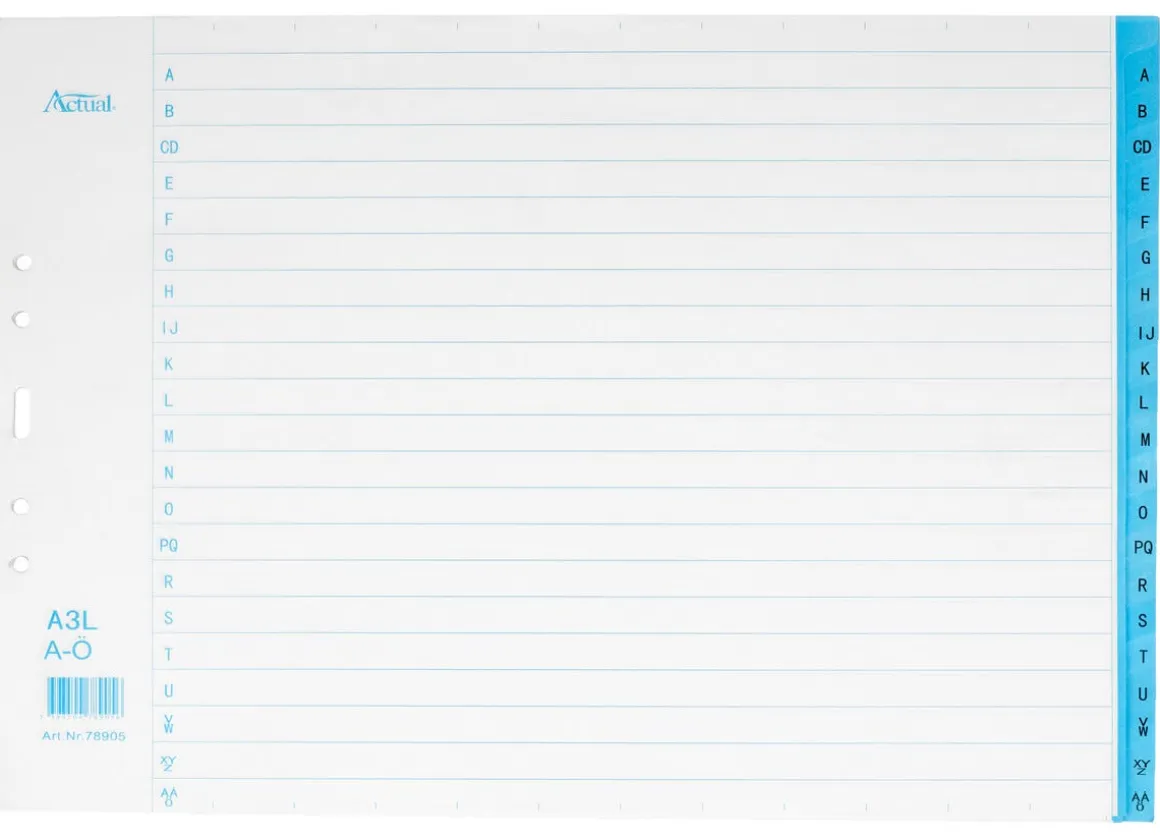 Pärmregister A3, A-Ö