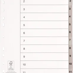 Pärmregister A4, numrerat