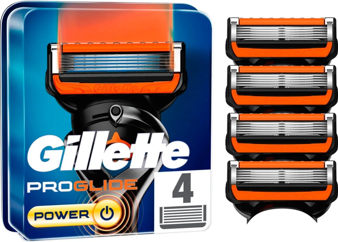 Rakblad Gillette Fusion ProGlide Power 4-pack