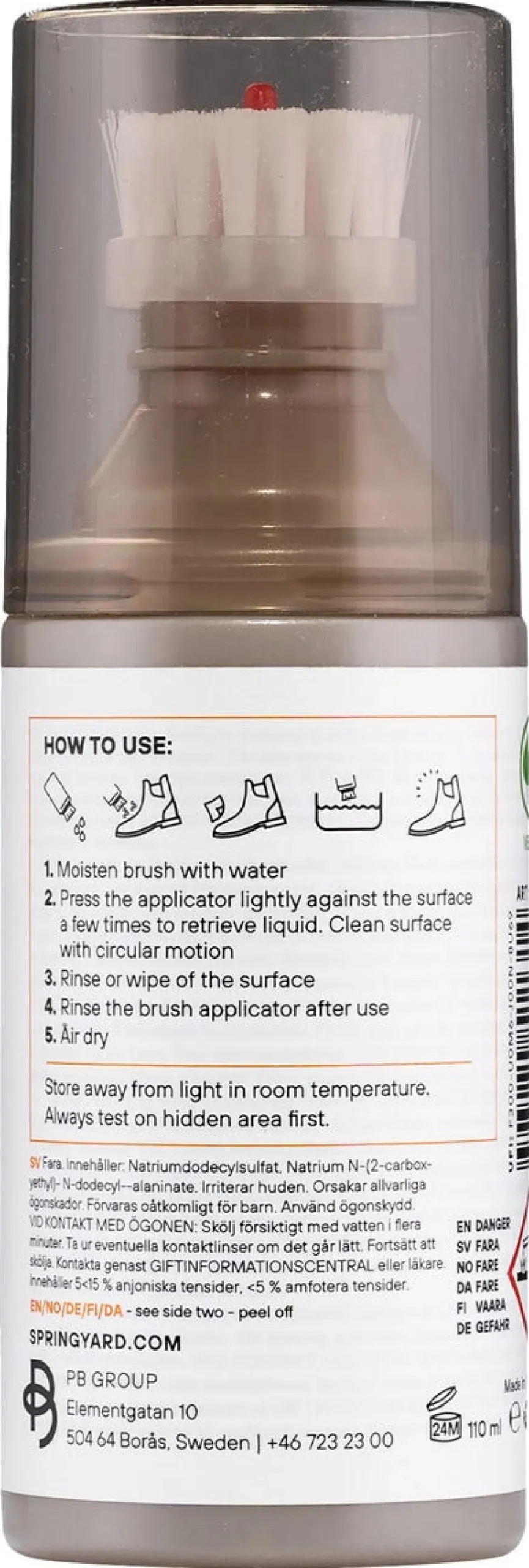 Rengöringsgel Springyard Shoe Cleaner