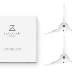 Roborock Sidoborstar vit 3-armad vinyl, 2-pack
