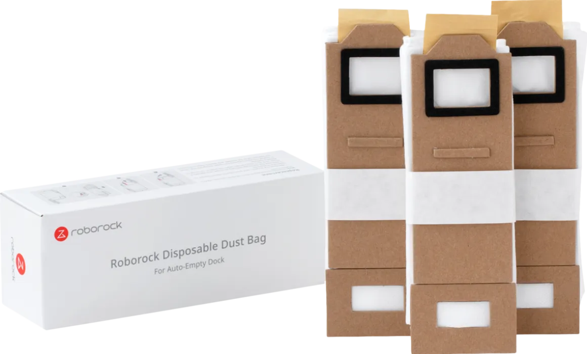 Roborock dammsugarpåsar till Auto Empty Dock, 3-pack