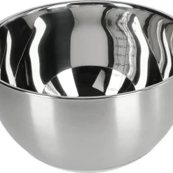 Rostfria skålar med lock, 3-pack