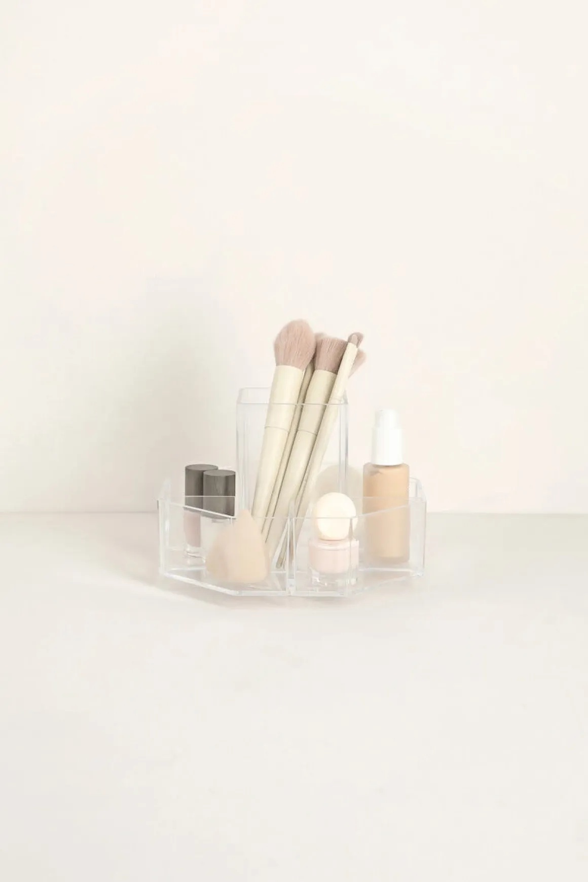 Roterande liten sminkförvaring, makeup organizer