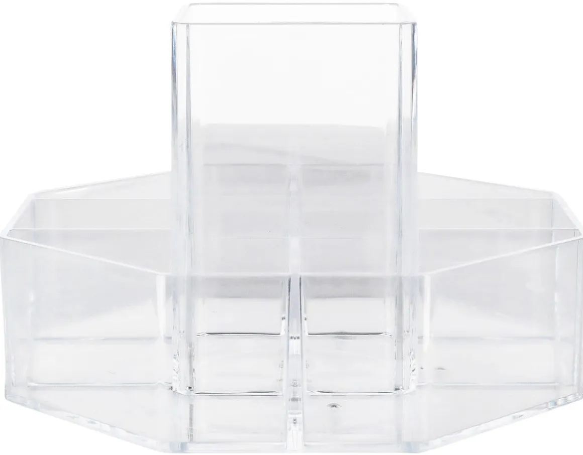 Roterande liten sminkförvaring, makeup organizer